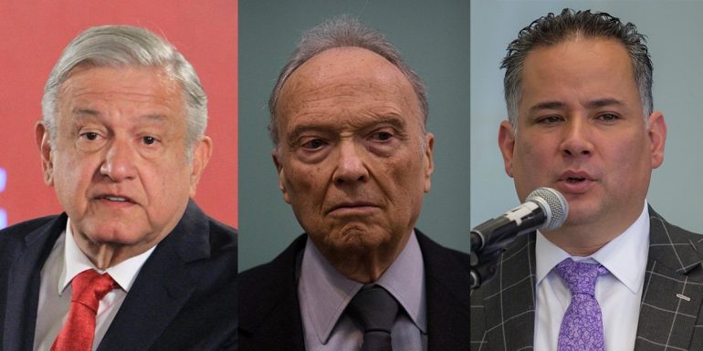 AMLO respaldó a Gertz Manero y a Santiago Nieto