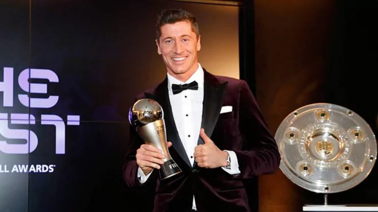 Robert Lewandowski gana el premio The Best 2021