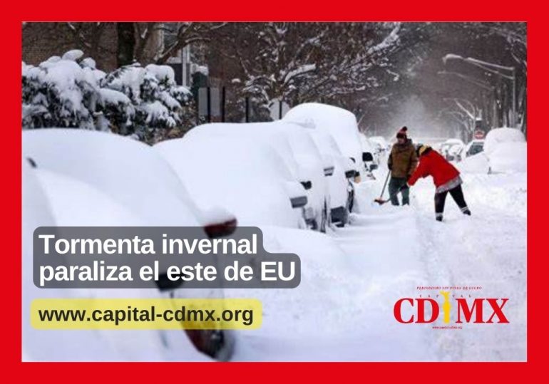 Tormenta invernal paraliza el este de EU
