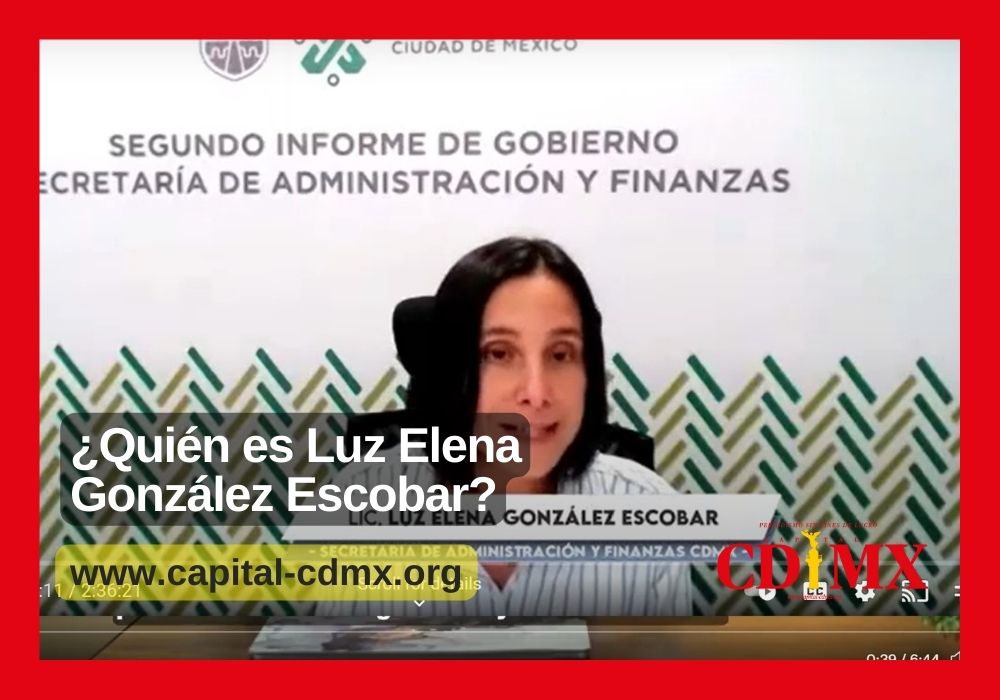 ¿Quién es Luz Elena González Escobar?