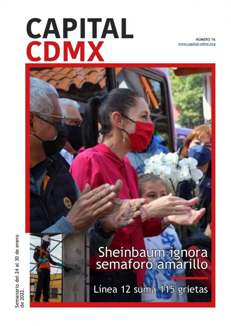 Sheinbaum ignora el semáforo amarillo