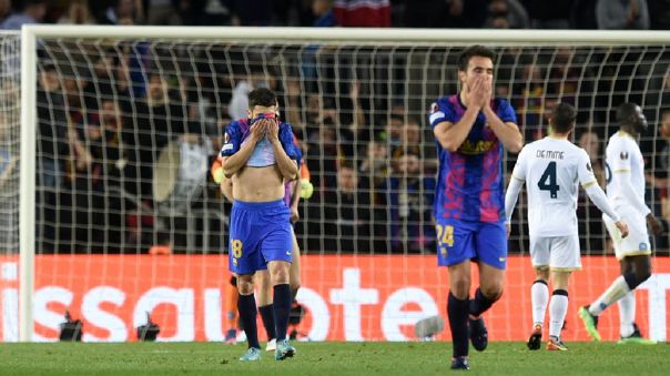 Barcelona decepciona en Europa League ante Napoli
