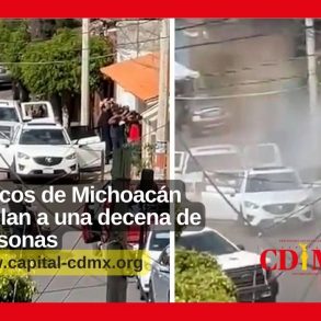Narcos de Michoacán fusilan a una decena de personas