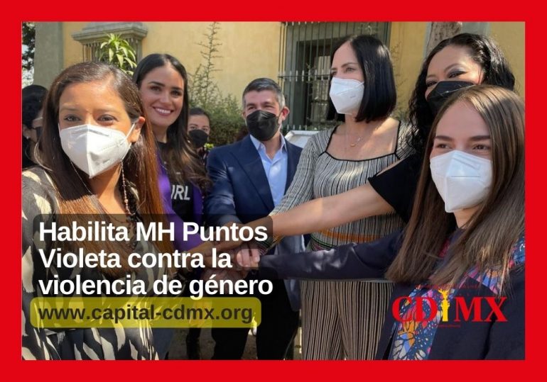 Habilita MH Puntos Violeta contra la violencia de género