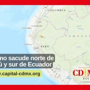 Sismo sacude norte de Perú y sur de Ecuador