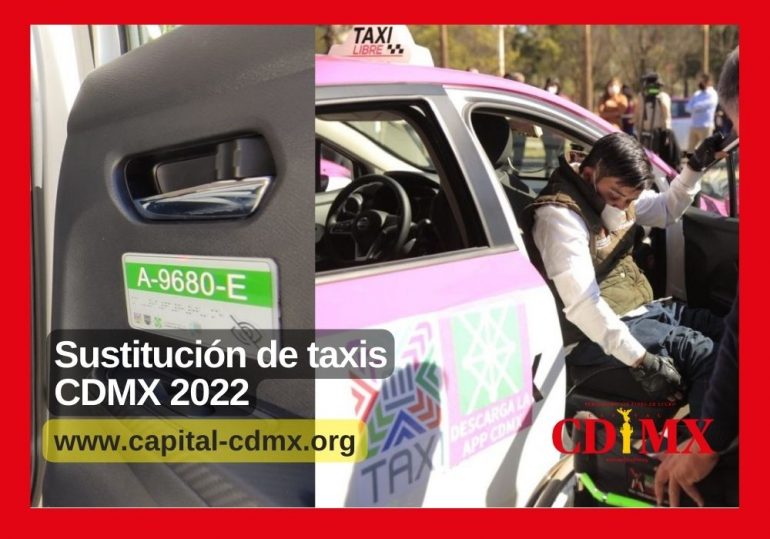 Sustitución de taxis CDMX 2022