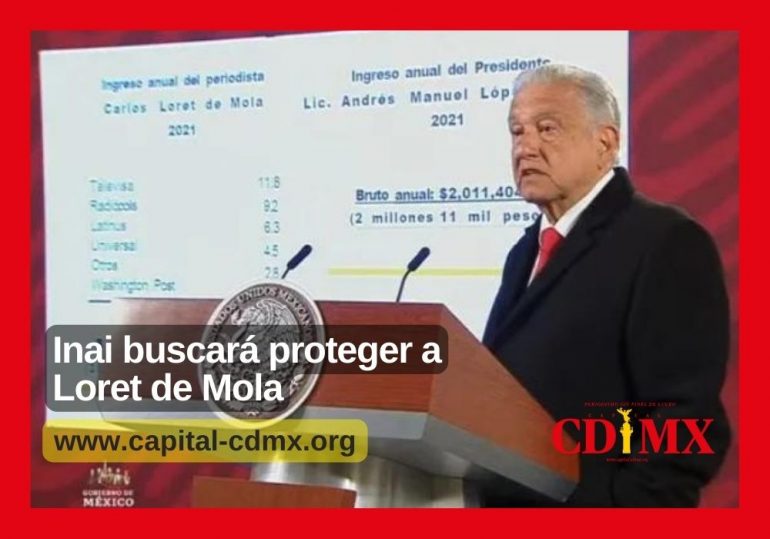 Inai buscará proteger a Loret de Mola