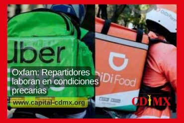 Oxfam: Repartidores laboran en condiciones precarias