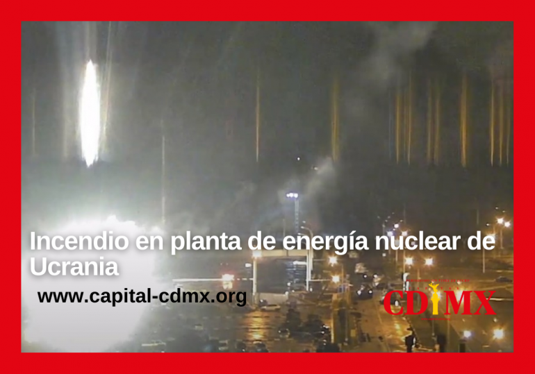 Incendio en la planta de energía nuclear de Ucrania