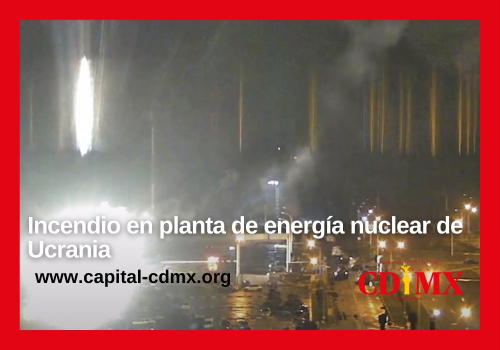 Incendio en la planta de energía nuclear de Ucrania