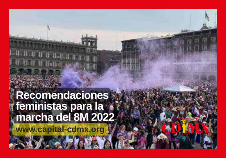 Recomendaciones feministas para la marcha del 8M 2022