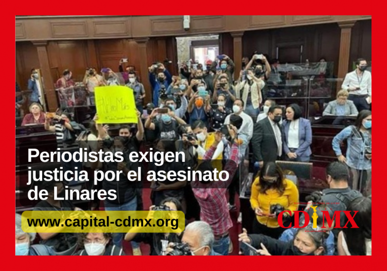 Periodistas exigen justicia por asesinato de Linares