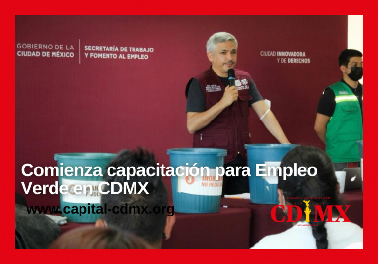 Comienza capacitación para empleo verde en CDMX