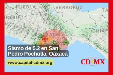 Sismo de 5.2 en San Pedro Pochutla, Oaxaca