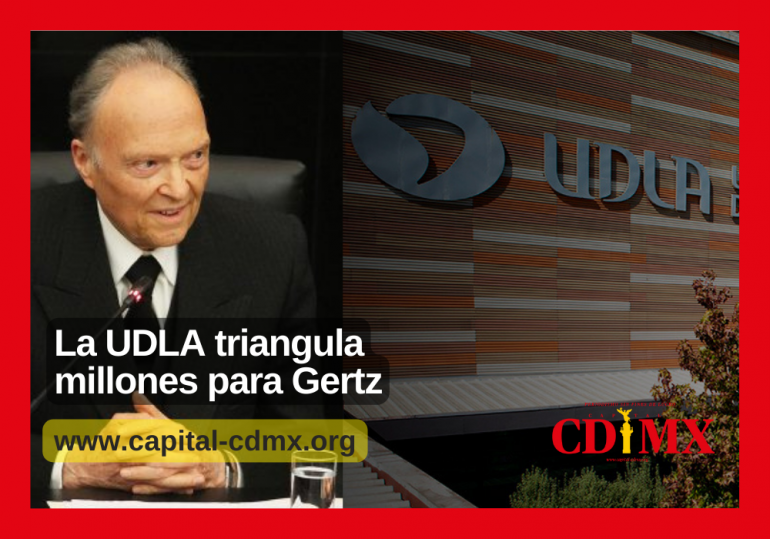 La UDLA triangula millones para Gertz