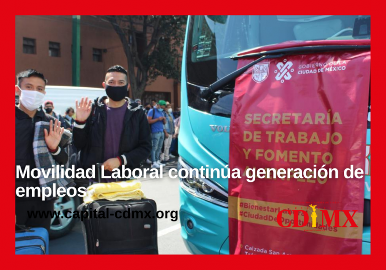 Movilidad Laboral continúa generación de empleos