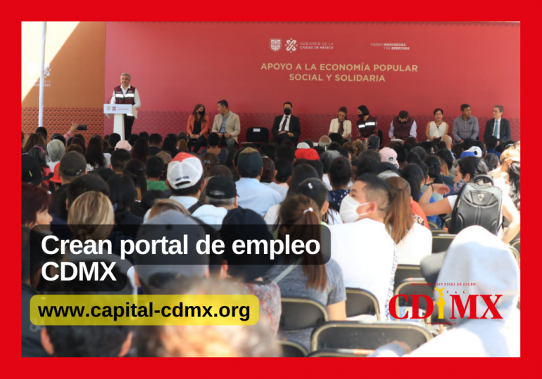 Crean portal de empleo CDMX