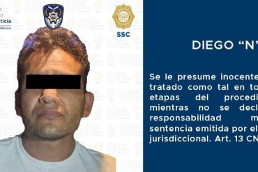 Cae Diego N, segundo implicado en el feminicidio de Michelle