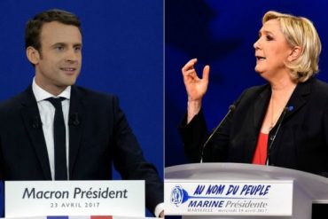 Le Pen recorta la ventaja de Macron