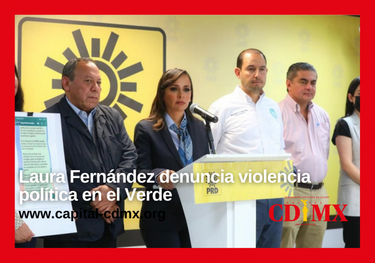 Laura Fernández denuncia violencia política en el Verde