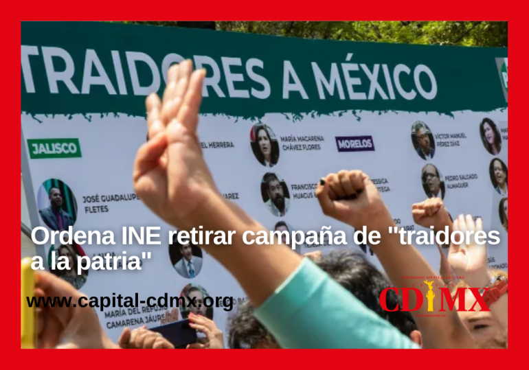 Ordena INE retirar campaña de 