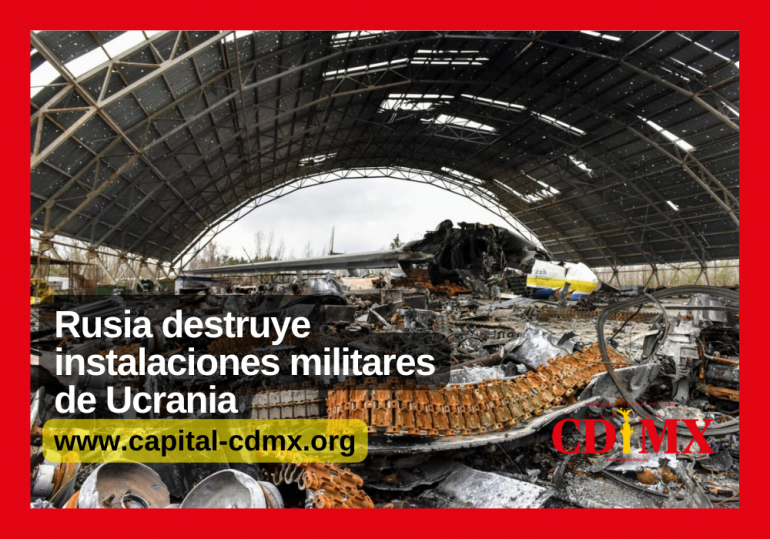 Rusia destruye instalaciones militares de Ucrania