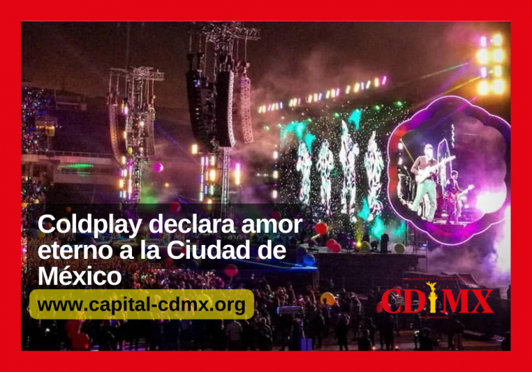 Coldplay declara amor eterno a la Ciudad de México