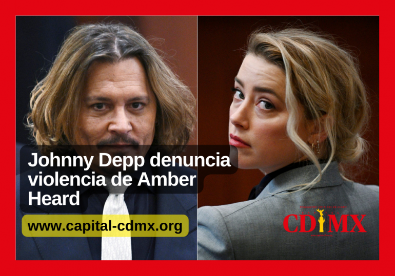 Johnny Depp denuncia violencia de Amber Heard