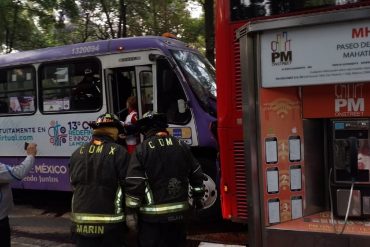 Accidente de Metrobús deja 41 heridos
