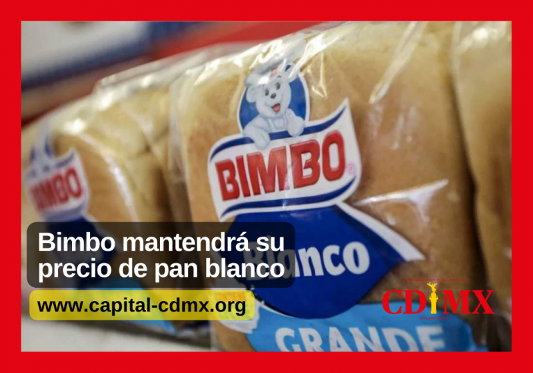 Bimbo mantendrá su precio de pan blanco