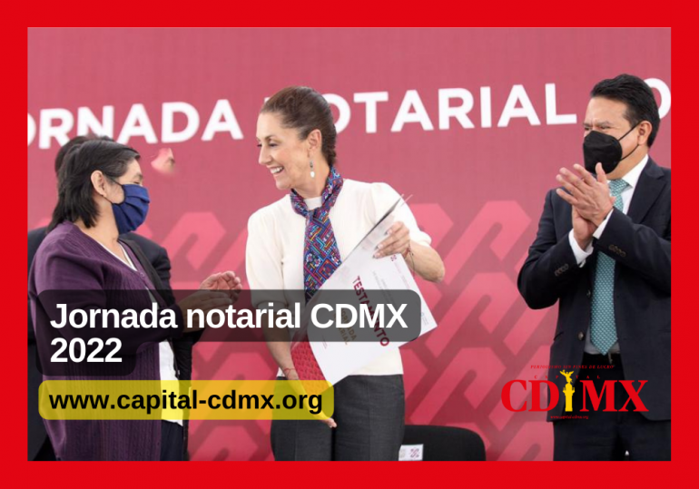 Jornada notarial CDMX 2022