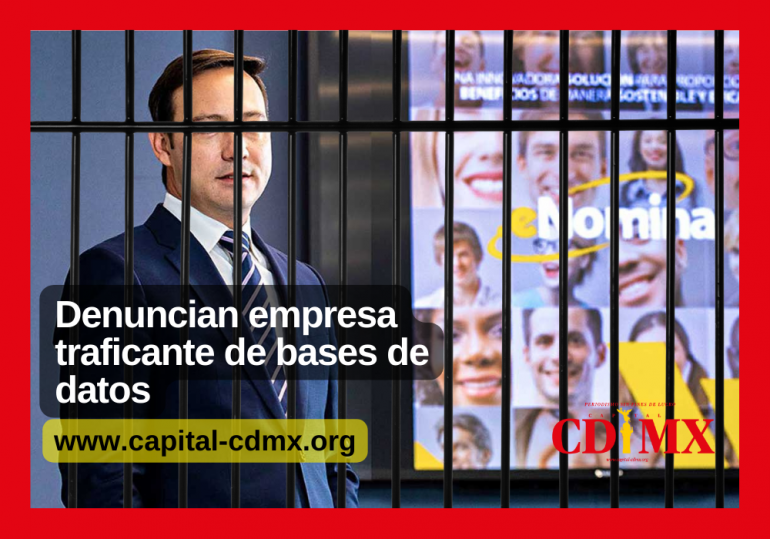 Denuncian empresa traficante de bases de datos