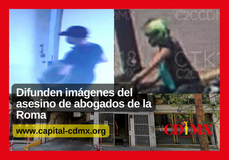 Difunden imágenes del asesino de abogados de la Roma