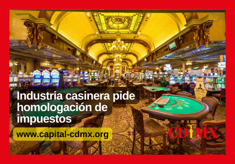 Industria casinera pide homologación de impuestos