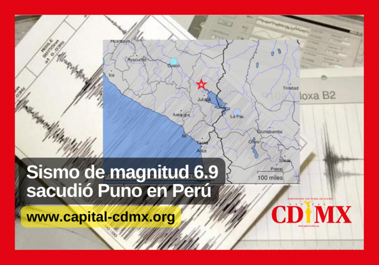 Sismo de magnitud 6.9 sacudió Puno en Perú