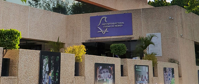 Sede de la IECM ubicada en Coapa