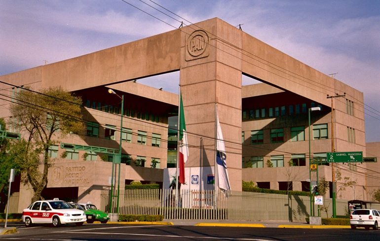 Sede del PAN en Benito Juárez