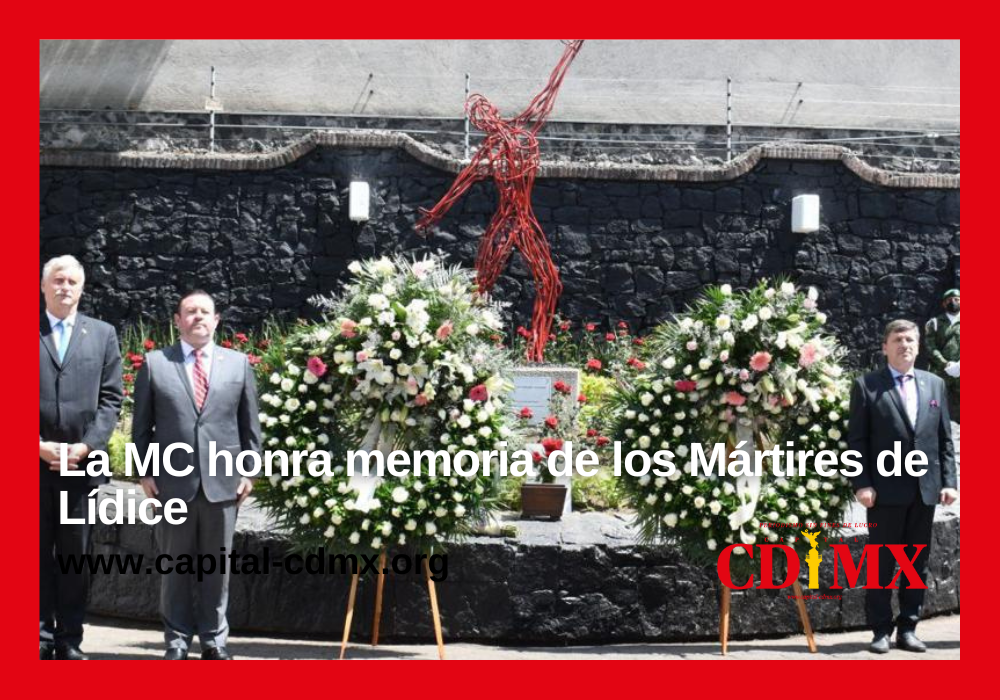 La MC honra memoria de los Mártires de Lídice