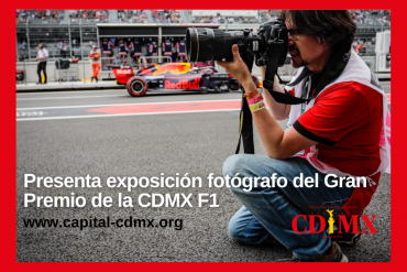 Presenta exposición fotógrafo del Gran Premio de la CDMX F1