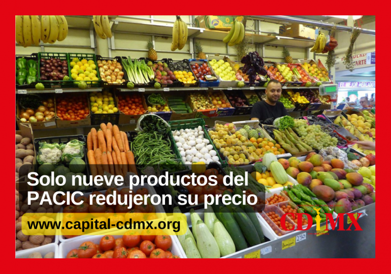 Solo nueve productos del PACIC redujeron su precio