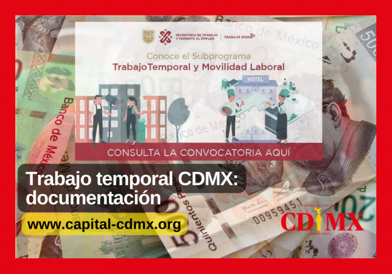 Trabajo temporal CDMX: documentación