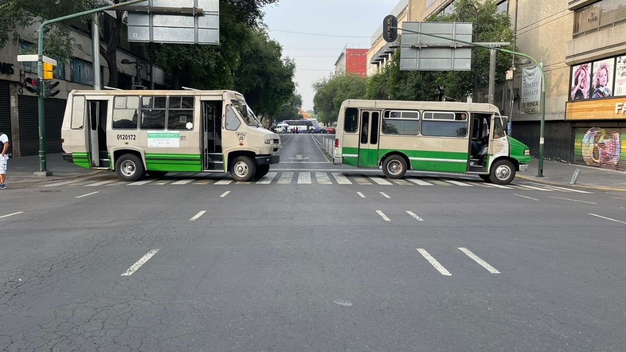 Transportistas desean manifestarse en CDMX