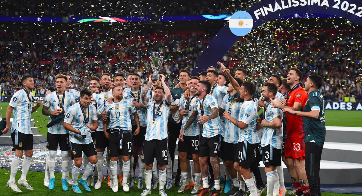 Argentina sobrepasa a Italia y consigue la Finalissima