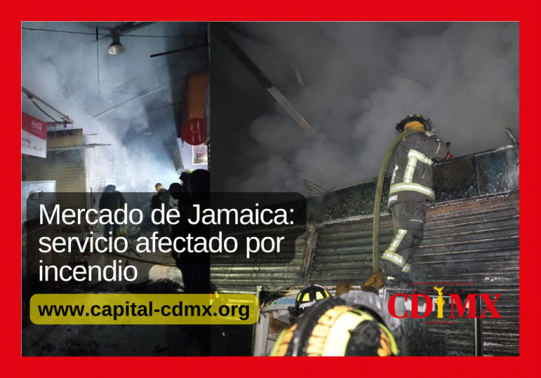 Mercado de Jamaica: servicio afectado por incendio