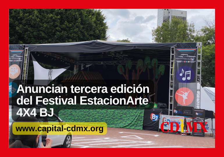 Anuncian tercera edición del Festival EstacionArte 4X4 BJ