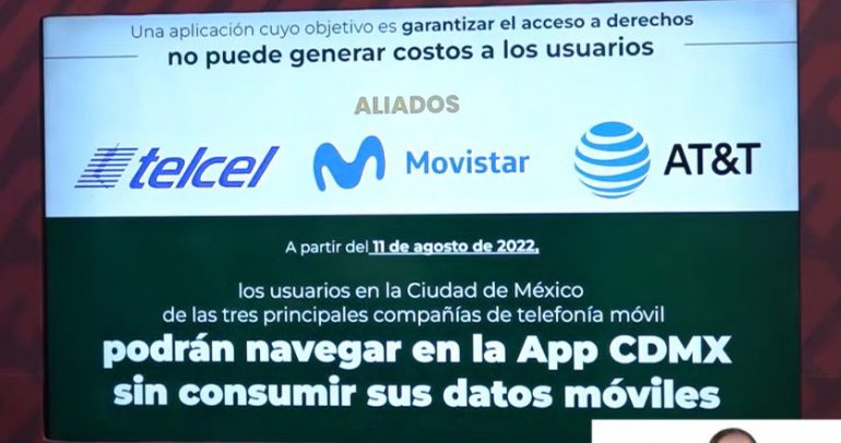 App CDMX, ahora sin gastar datos móviles