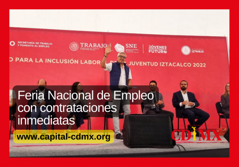 Feria Nacional de Empleo con contrataciones inmediatas