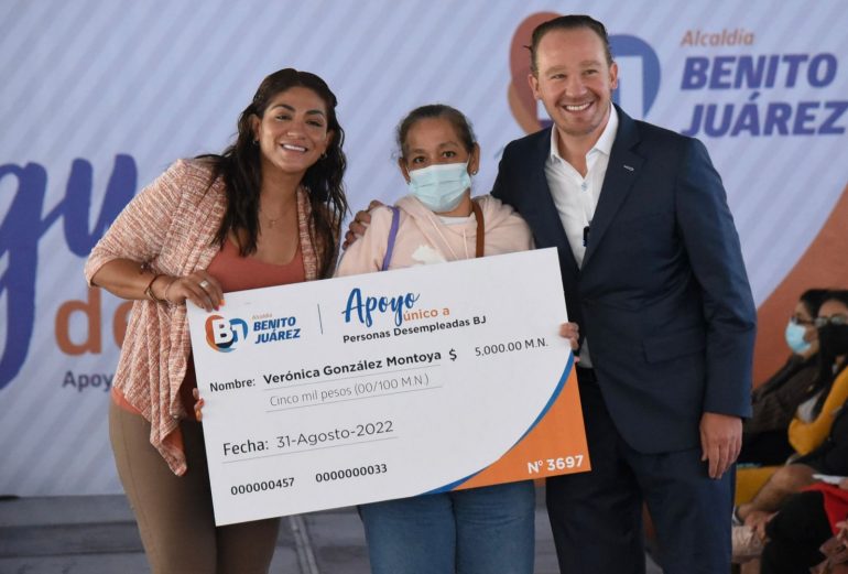 Entregan seguros de desempleo en BJ