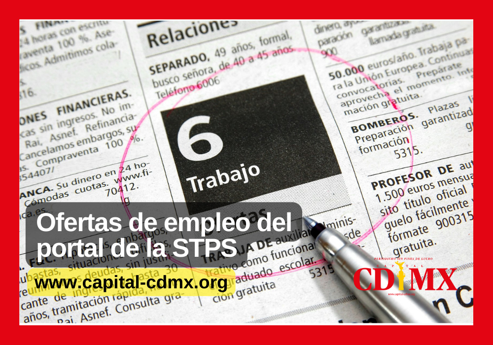 Ofertas de empleo del portal de la STPS