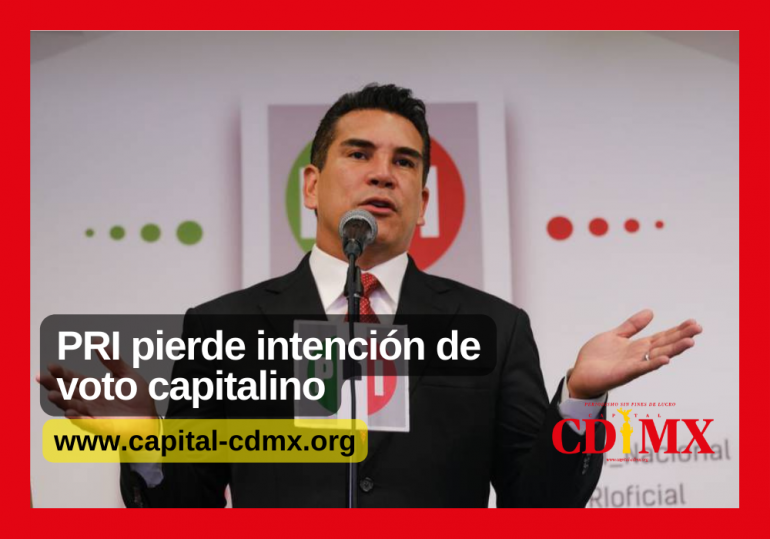 PRI pierde intención de voto capitalino